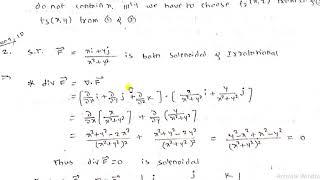 Module1 Vector Calculus Solenoidal and Irrotational [upl. by Akere]