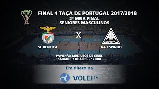 SL Benfica x AA Espinho  2ª Meia Final  Final 4 Taça de Portugal [upl. by Kendell]