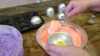 How to make Bath Bombs with recipe [upl. by Ehsiom]