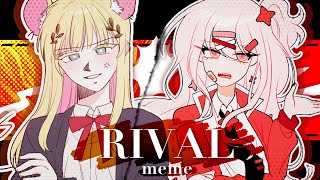 Rival Meme Collab with 한새벽 Daybreak  OC [upl. by Anissej]