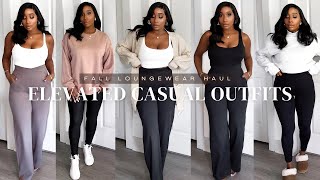 ELEVATED FALL CASUAL STYLE  G4FREE TRYON HAUL [upl. by Novyaj502]