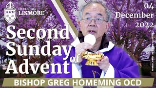 Catholic Mass Today Second Sunday of Advent 04 Dec 2022 Bishop Greg Homeming Lismore Australia [upl. by Aiasi319]