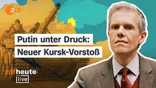 Geht Kiews Plan in Russland auf  Militärökonom Keupp bei ZDFheute live [upl. by Daye]