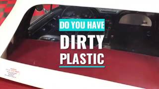 How to clean and protect plastics and plastic convertible top windows [upl. by Eelnayr]