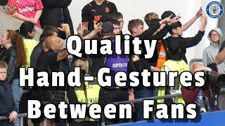 Quality HandGestures Between Fans  Blackpool 0  Stockport County 3 [upl. by Hadwyn]