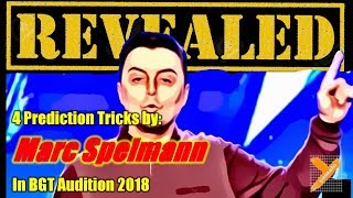 Revealed Marc Spelmann Prediction Tricks in BGT Audition 2018 [upl. by Otsuj36]