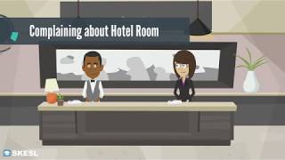 Business English Conversation Lesson 15 Complaining about Hotel Room [upl. by Stroud]