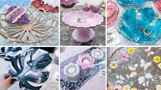 10 Easy Epoxy Resin Ideas that WOW😍 Next Level DIY Resin Art [upl. by Orme746]