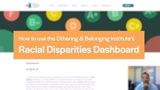 Introducing the Racial Disparities Dashboard [upl. by Intihw]