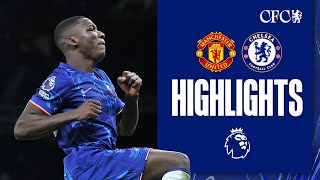 Man United 11 Chelsea  CAICEDO volley levels it at Old Trafford  HIGHLIGHTS  PL 2425 [upl. by Sibyls]