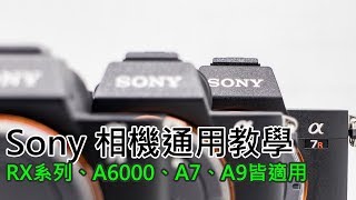 Sony 相機全系列通用教學 Vol3 鎖定 AF 說明示範 [upl. by Else443]