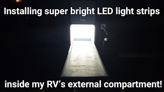 I Installed Super Bright LED Strips in my RV [upl. by Arin]