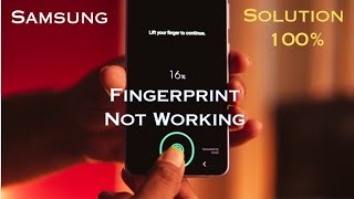 Samsung fingerprint Sensor Not Working fix 101  samsung biomatric not working solution is here [upl. by Anomar]