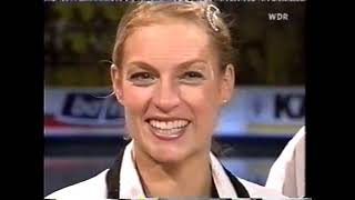 2003 Bofrost Cup on Ice  Exhibition  Kati Winkler amp René Lohse with Interview [upl. by Tayyebeb]