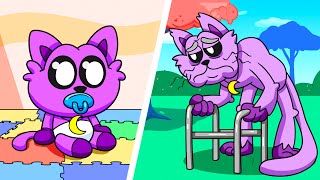 BIRTH to DEATH of CATNAP Cartoon Animation [upl. by Mitman]