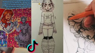 ALT Drawing TikToks 2023  New ART Compilation 4 [upl. by Nolyat903]