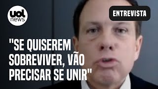 Doria Partidos do centro democrático vão precisar de fundir para se manterem vivos em 2023 [upl. by Itram]