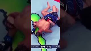 THE AMAZING VOLKANOVSKIS ESCAPE from guillotine👀🛡 volkanovski shorts mma youtubeshorts [upl. by Ebner288]