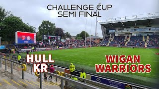 NEW AND IMPROVED HEADINGLEY STADIUM VLOG HULLKR VS WIGANWARRIORS CHALLENGE CUP SEMI FINAL [upl. by Greenebaum962]