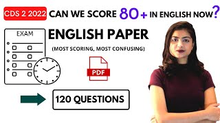 How I scored 80 in English by Shivani Soni  CDS 2 2022  Defence Mania [upl. by Nwadrebma238]