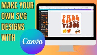 How to create SVG files with Canva  Beginner friendly SVGs tutorial  Inkscape [upl. by Thomasina]