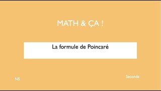 La formule de Poincaré [upl. by Nezah]