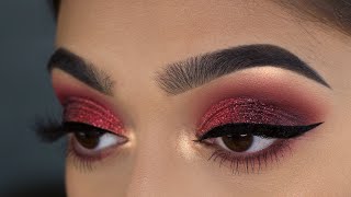 Huda Beauty Ruby Obsessions  Chelseasmakeup [upl. by Oirazan168]