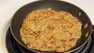 How to Make Liquid Dough Cauliflower Oats Paratha [upl. by Niletac]