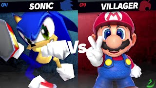 Chronicles Sonic vs RPG Mario Super Smash Bros Ultimate Mods [upl. by Aicilav]