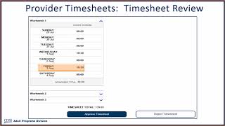 Approving Timesheets [upl. by Doelling]