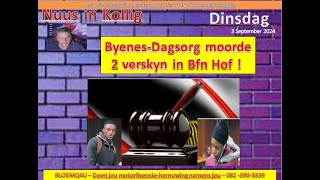 Byenes Dagsorg sentrum moorde2 verskyn in Bloemfontein Hof [upl. by Halima218]