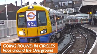 Race The Tube  Going Round in Circles on the Overground [upl. by Westley]