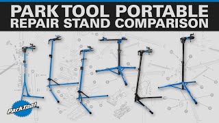 Park Tool Portable Repair Stand Comparison [upl. by Decima]