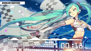 ☽ Nightcore – DOTA Eurobeat remix [upl. by Effie509]