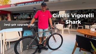 CINELLI VIGORELLI SHARK  FIXED GEAR BIKE REVIEW [upl. by Elletsyrk]