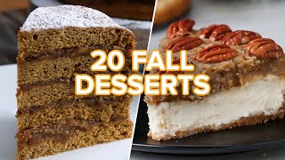 20 Tasty Fall Desserts [upl. by Calabrese]