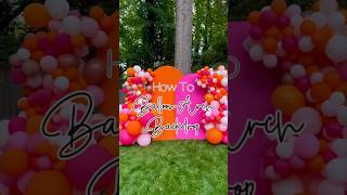 DIY balloon arch backdrop [upl. by Danas515]