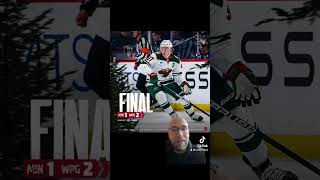 Jets gewinnen weiter hockey nhl hockey nhlfaceoff nhlschweiz jets winnipeg wild minnesota [upl. by Eidac]