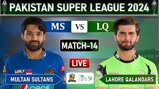 PSL LIVE  LAHORE QALANDARS vs MULTAN SULTANS MATCH 14 LIVE COMMETARY  LQ vs MS LIVE  LQ 13 OV [upl. by Poree662]