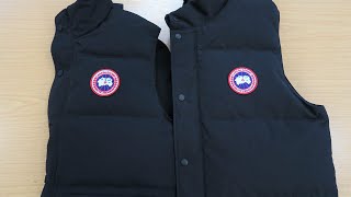 HOW TO SPOT A FAKE CANADA GOOSE VEST  Authentic vs Replica Canada Goose Gilet Review [upl. by Filemon]