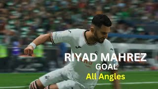 Riyad Mahrezs INSANE Near Post Goal in Fc 25 All Angles [upl. by Enylrac]