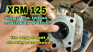 XRM 125 bago ang block piston ring maingay parin ngayun wala na ingay [upl. by Kassi]