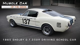 1965 Shelby GT 350 R Racing School Car Muscle Car Of The Week Video 40 [upl. by Yracaz]