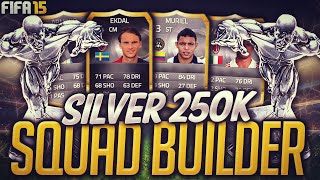 Fifa 15 Silver Beast OP 250k Serie A Squad Builder W Muriel Ultimate Team [upl. by Adnilre23]