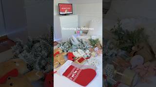 Decorate for Christmas with me🎄❄️ christmas decor christmasdecor lifestyle christmastime [upl. by Loleta]