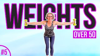 Lose Weight with WEIGHTS Perfect for Women over 50 [upl. by Aseena]