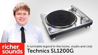 Technics SL1200G  direct drive turntable  Richer Sounds [upl. by Analem]