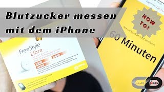 HOW TO Blutzucker messen mit dem iPhone  Schritt für Schritt [upl. by Colin]