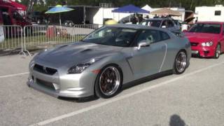 Nissan GTR vs Subaru WRX Drag Race Video  Road Test TV ® [upl. by Liagiba]