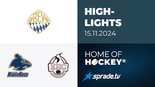 15112024  Highlights  ESC Riverrats Geretsried vs EHC Königsbrunn [upl. by Nollahp]